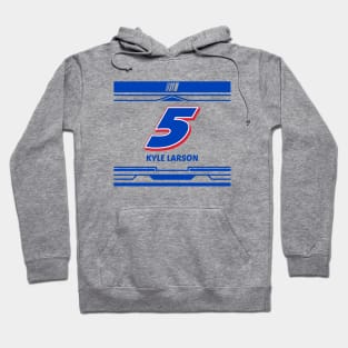 Kyle Larson blue # 2024 NASCAR art design Hoodie